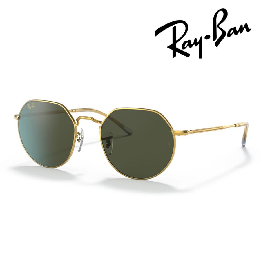 Ray-Ban（レイバン） サングラス JACK RB3565 919631 53mm ゴールド