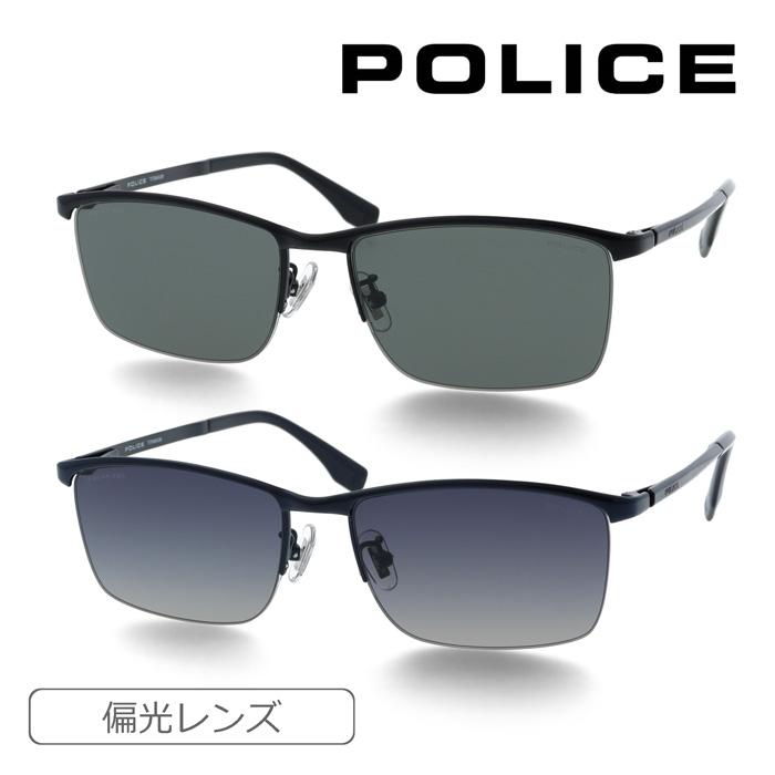 POLICE ポリス 偏光サングラス ELITE SPLT67J col.530P/N28P 56mm 紫外線 UVカット チタニウム 2026年 2color