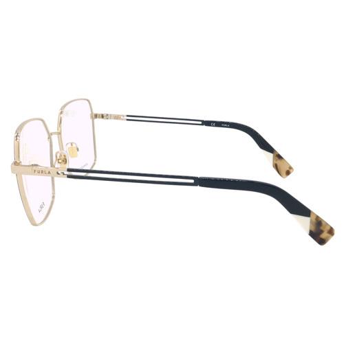FURLA（フルラ） メガネ VFU506 col.301Y ブラック/ゴールド 55mm
