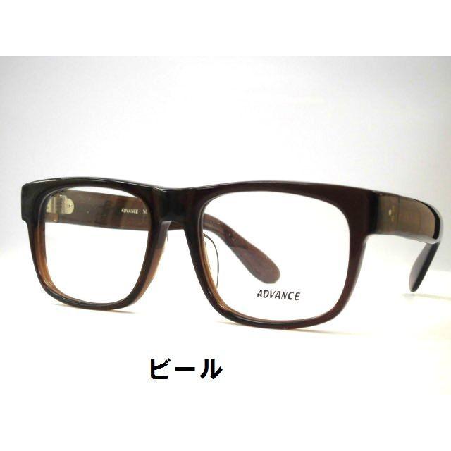 ウエリントン型大きい太いセルフレーム ［日本製］極太大きめスクエア