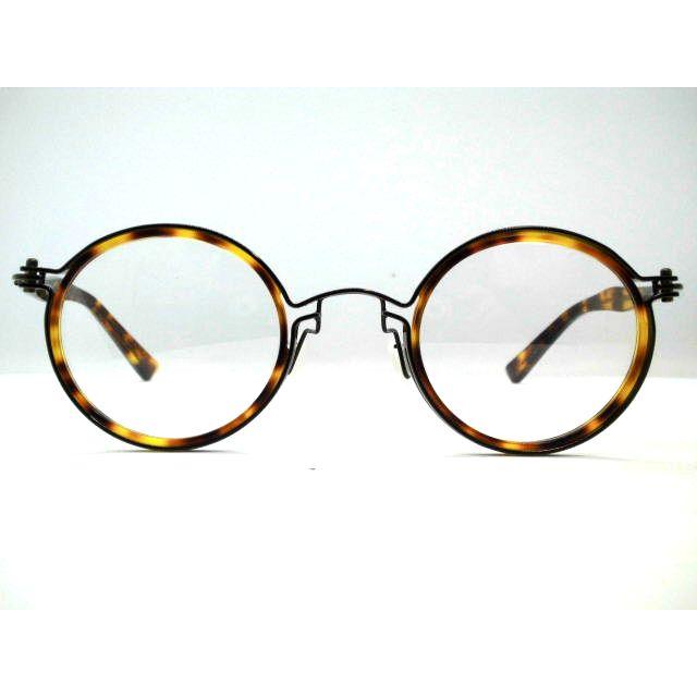 丸ネガネ ビンテージ丸メガネ 独創的デザインコンビ丸眼鏡・Avanty・AV104