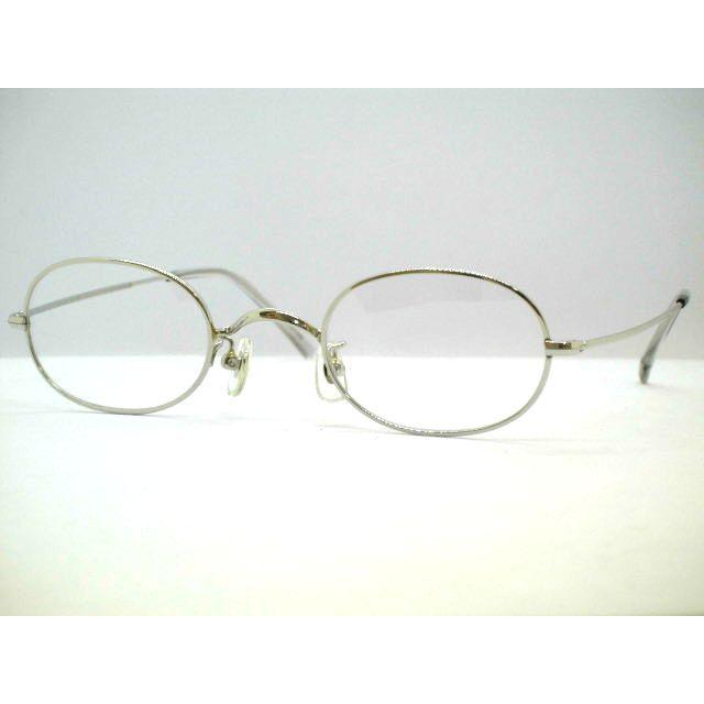日本製錆びにくいサンプラチナ 小さめオーバルメガネ 小さいオーバル  