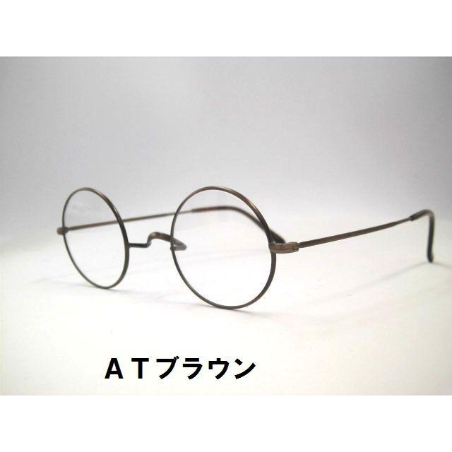 一山丸メガネ サンプラチナ鼻なし丸めがね 日本製丸眼鏡・冶太夫・01