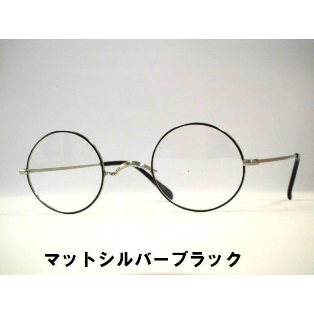 一山丸メガネ サンプラチナ鼻なし丸めがね 日本製丸眼鏡・冶太夫・01