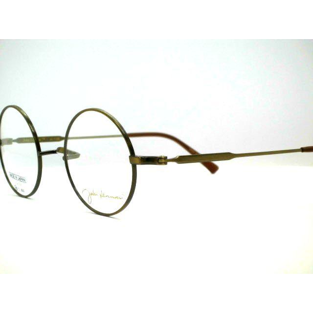 ジョンレノン JohnLennon 丸メガネ 鼻あてなし JL-1100 ジョンレノン大きな丸メガネ 鼻無し丸メガネ[John Lennon 一山大きめ丸