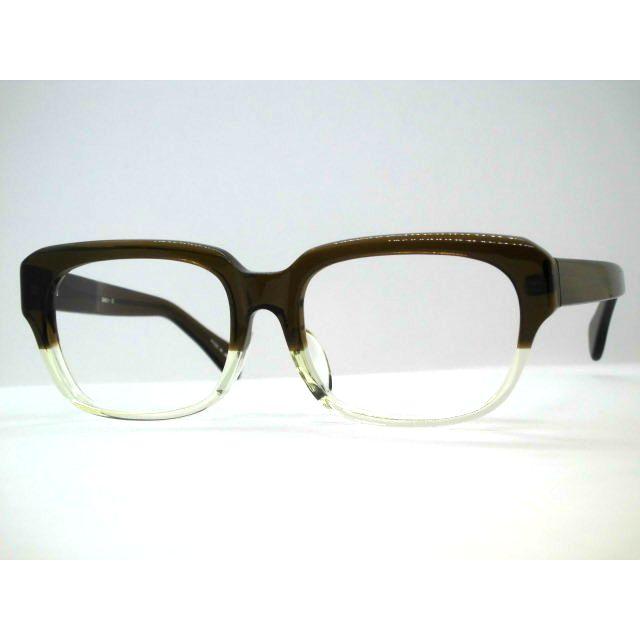 日本製 ウエリントン太いセルメガネ レトロめがね ［セルロイド眼鏡