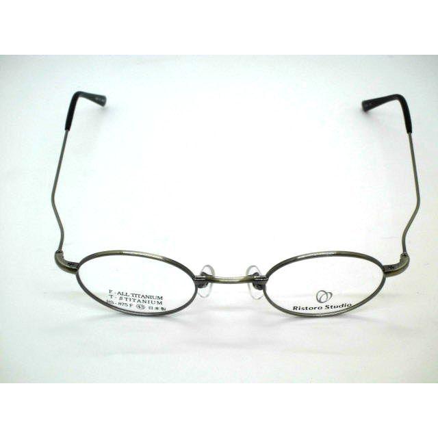 日本製 RistoroStudio 小さめオーバルフレーム 形状記憶小さいオーバル