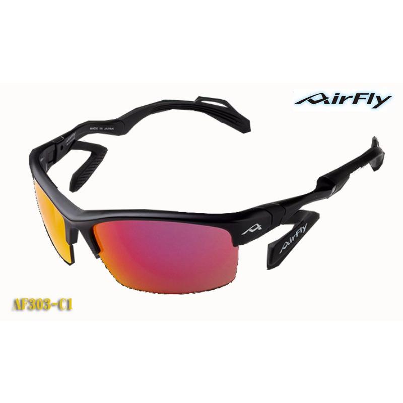 AirFly エアフライ スポーツ サングラス AF303-C1 ミラー 日本製 AirFly エアフライ スポーツ サングラス AF303-C1 ミラー 日本製
