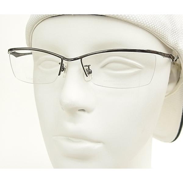 大人女性の KATHARINE・HAMNETT キャサリンハムネット メガネ フレーム KH9112-2 正規品 日本製 チタン 眼鏡