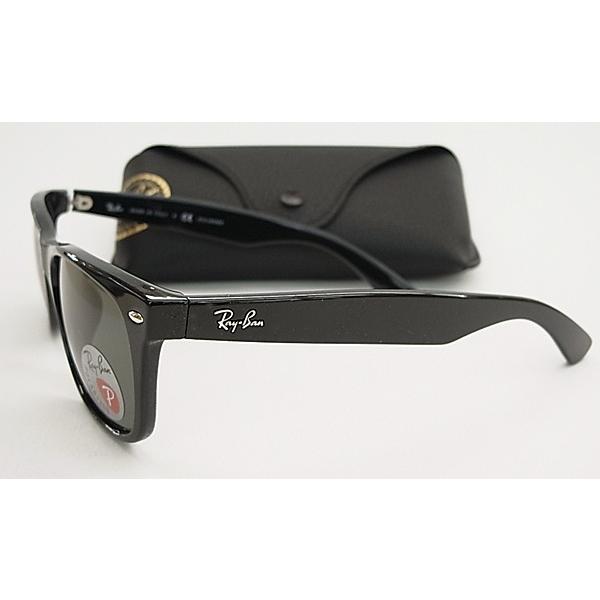 Ray Ban偏光サングラス NEW WAYFARER RB2132F Ray-Ban RB2132F New Wayfarer Classic M (55 - 18) with Blue lenses