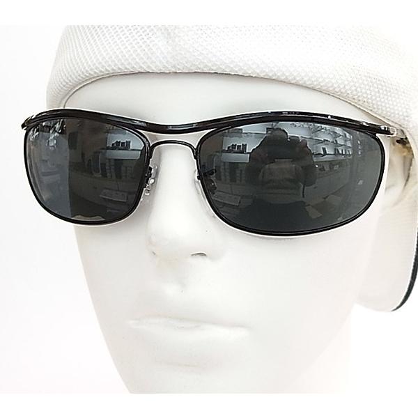 Ray-Ban レイバン サングラス RB3119M-002/R5 正規品 RB3119M 002R5 オリンピアン・デラックス 8カーブ バイカーに OLYMPIAN 直テンプル｜megane-house｜03