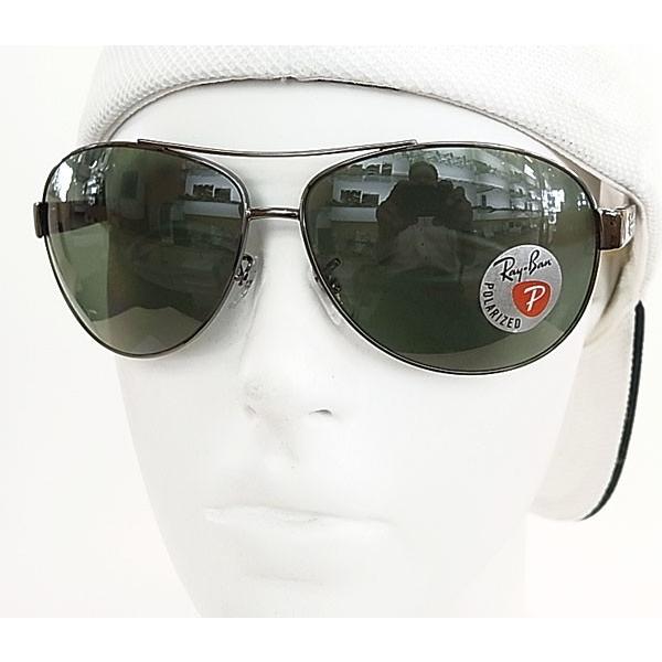 Ray-Ban レイバン 偏光 サングラス RB3386-004/9A 正規品 8カーブ RB3386 0049A 偏光レンズ 旅行/レジャーに