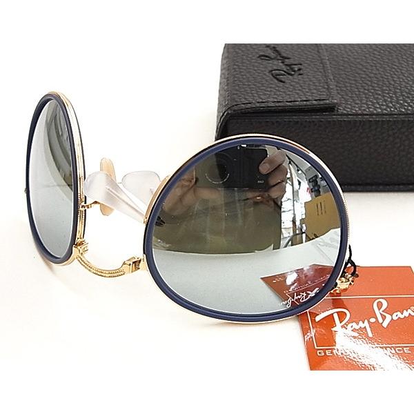 Ray-Ban レイバン サングラス RB3517-001/30 ミラー 正規品 RB3517 00130 折り畳み式 FOLDING レジャー/旅行に