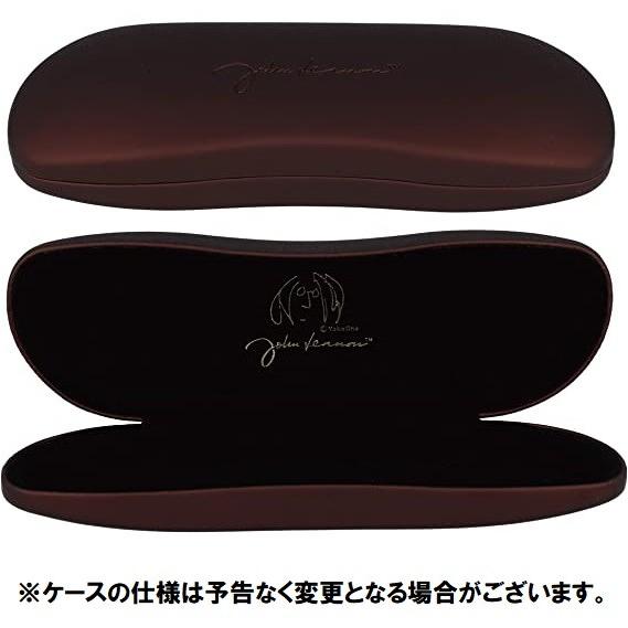 ジョンレノン JL-1048 丸眼鏡 ツーポイント フチなしめがね まるメガネ