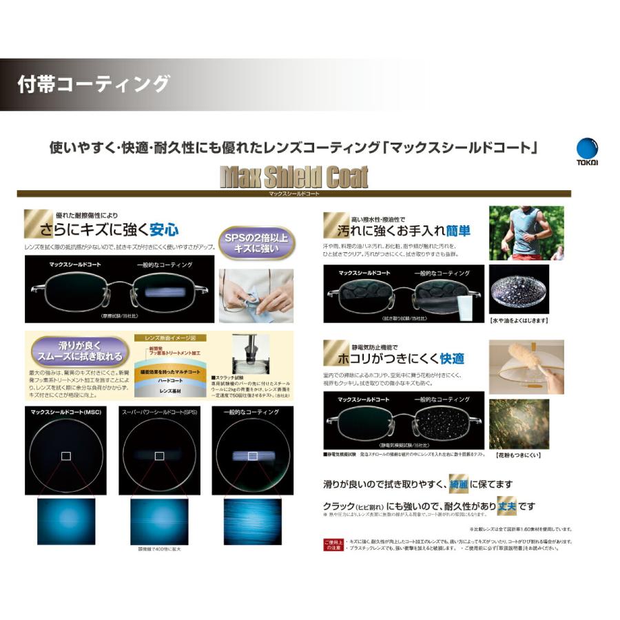 【オプションレンズ】スーパーブルーライトカット レンズ ブルーライト 94% カット 薄型 非球面 レンズ 屈折率 1.60 日本製（2枚1組） UV420 パソコン PC スマホ_7