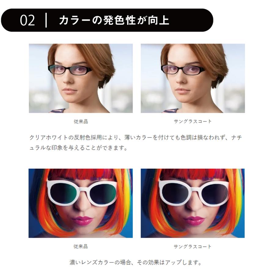 オプションレンズ】SGコート ホワイトマルチ サングラスコート イトー