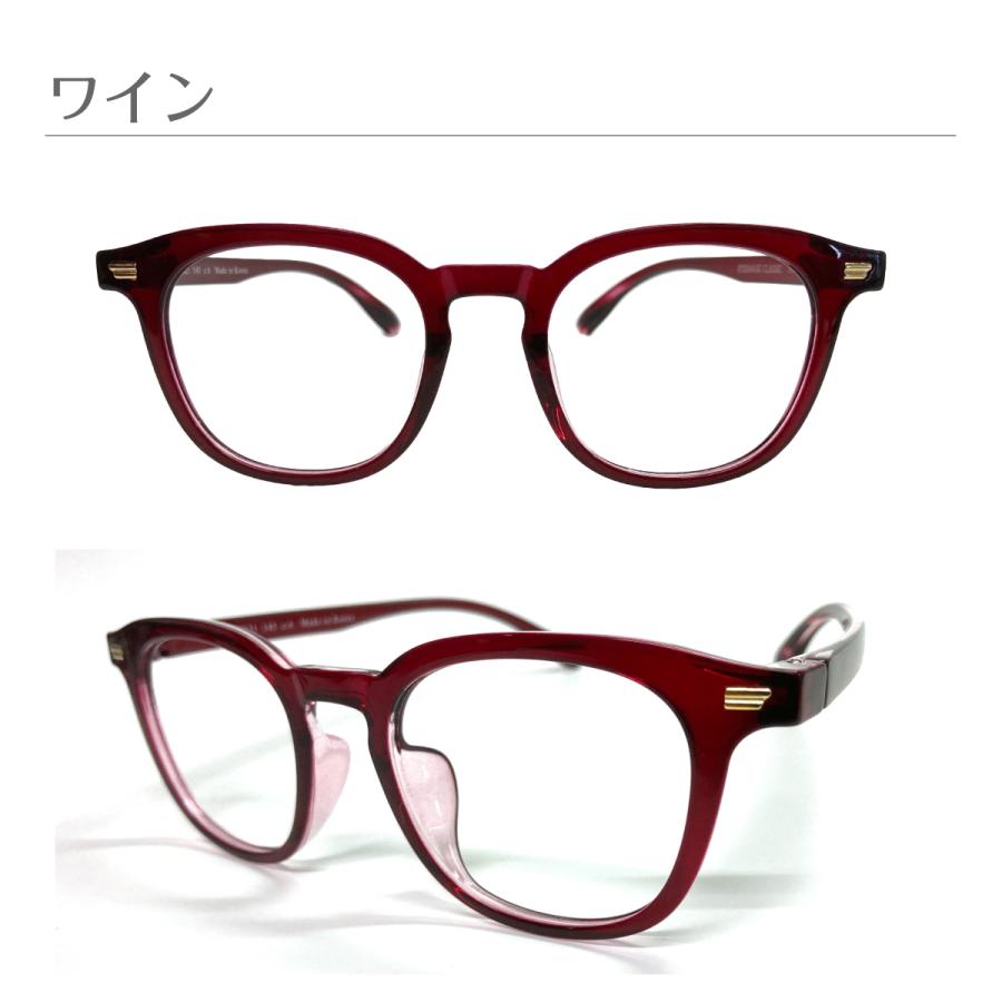 遠くも見える 老眼鏡 遠近両用 メガネ ウェリントン ボストン ボス