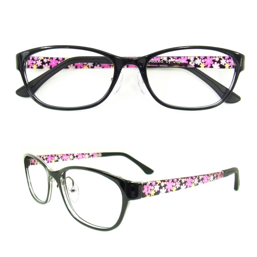 遠くも見える 老眼鏡 遠近両用 メガネ スクエア 花柄 形状記憶 軽量 フレーム 鼻パッド リーディンググラス 素通し レディース メンズ 女性 おしゃれ かわいい |  | 07