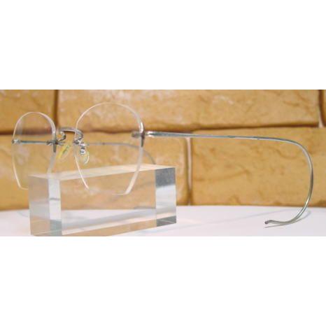 昭和レトロ・めがね《子の四》手彫りめがね