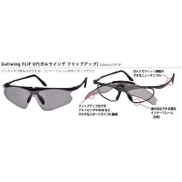 SWANS 偏光サングラス SWANS SWANSスワンズ スポーツサングラス GullwingFLIP UP GU
