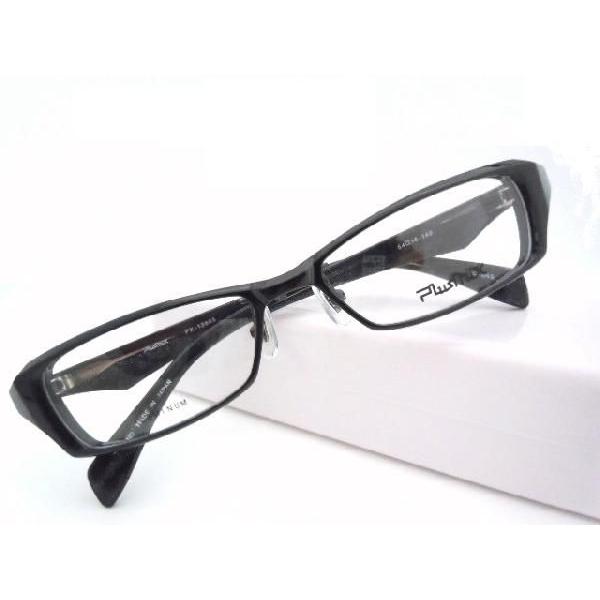 Plusmix-プラスミックス PX-13605 ブラック アルミ製フレーム : めがね