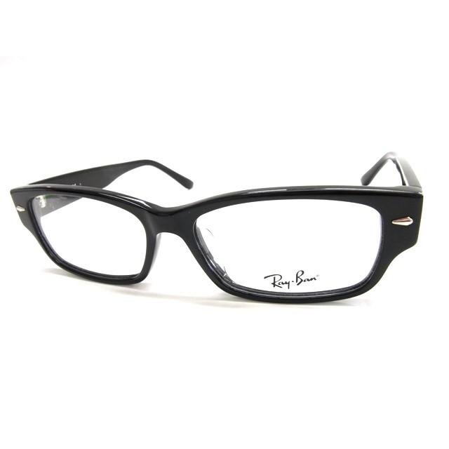 Rayban レイバン メガネフレーム Rb52 人気モデル ブラック 黒セル Mh Rb52 00 めがねハウス 通販 Yahoo ショッピング