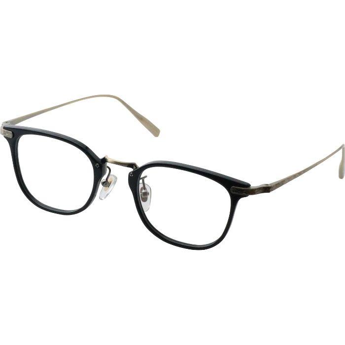 メガネ 度付き おしゃれ 大きめ ウェリントン コンビ フレーム