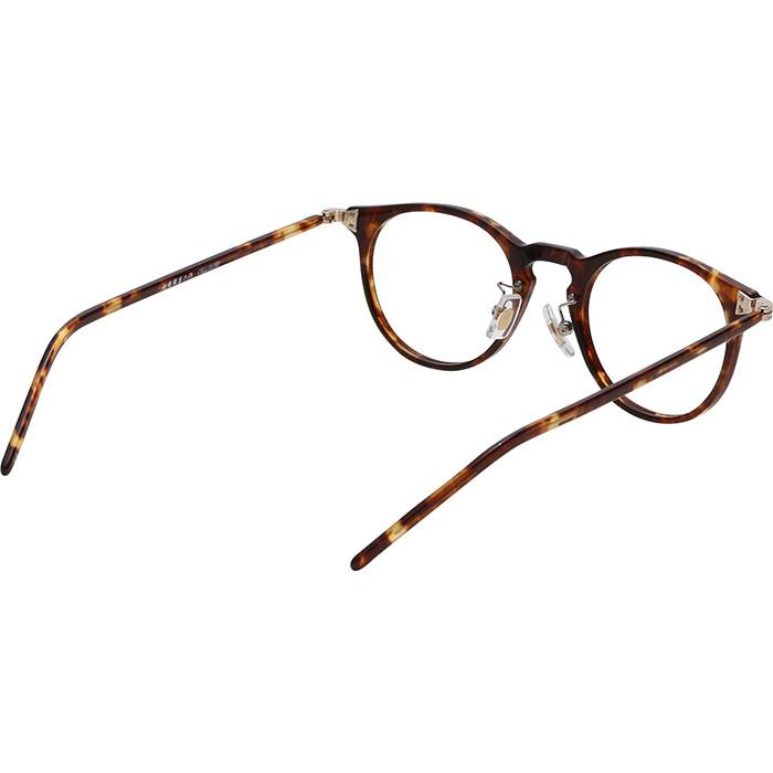 越前國甚六作 細め 細い ボストン メガネ フレーム デミ メンズ 鯖江