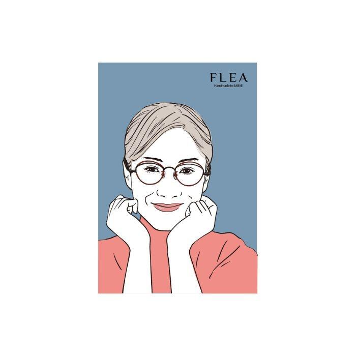 【新品訳あり】 鯖江 メガネ レディース 眼鏡 女性 ラウンド フリー FLEA F-907 90 41 【3381231122】(18513円)
