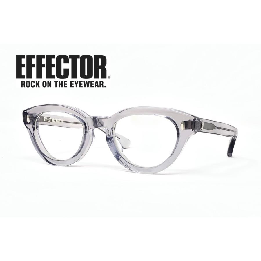 EFFECTOR chord エフェクター　サングラス　メガネ　クリアグレー EFFECTOR（エフェクター） メガネ メンズ レディース 度付き可