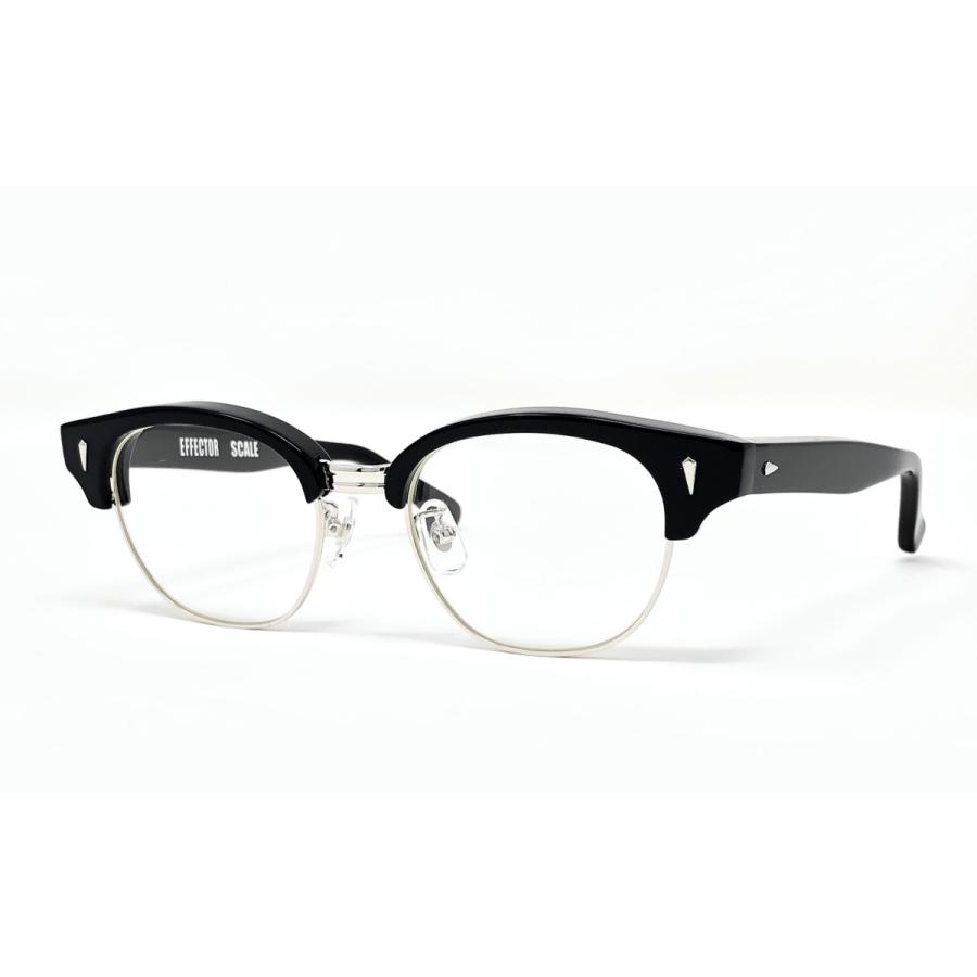 EFFECTOR メガネ EFFECTOR エフェクター SCALE ブラック : 補聴器 