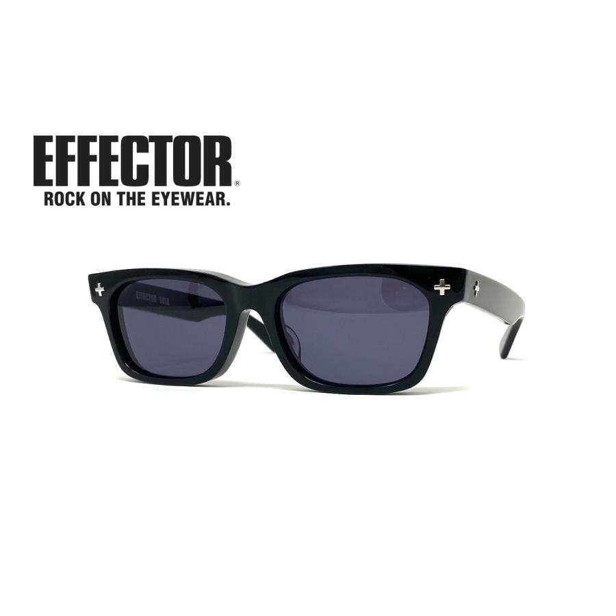 N*I様 EFFECTOR メガネ　エフェクター　CUT ブラック EFFECTOR エフェクター メガネ CUT カット BK ブラック 48サイズ (在庫