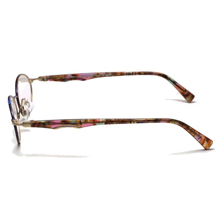 フレーム単品メガネ】 Farben ファルベン F7093-8672G レッド系