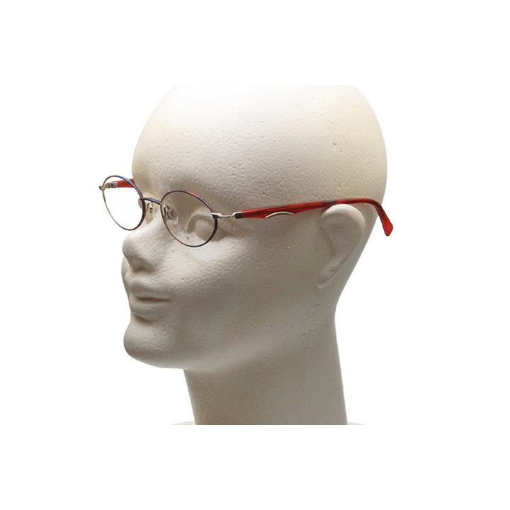 フレーム単品メガネ】 Farben ファルベン F7093-672G レッド系