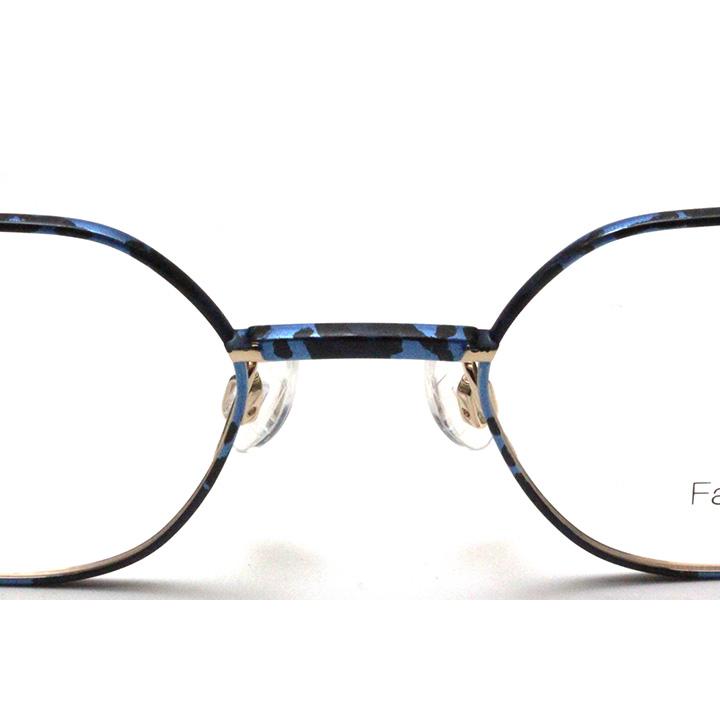 フレーム単品メガネ】 Farben ファルベン F7059-907G ブルー系