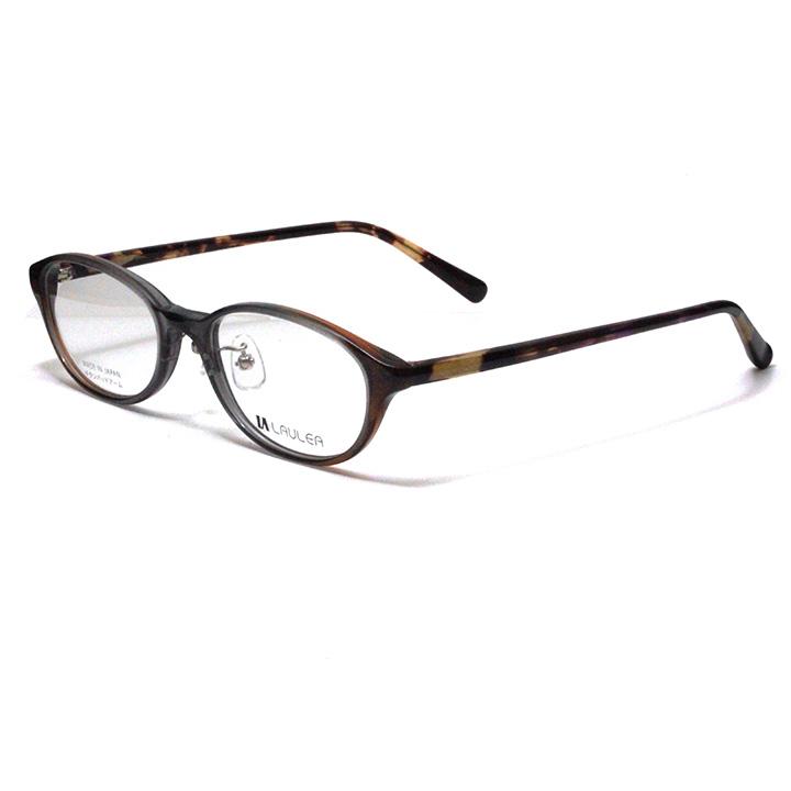 【レンズ付セット】LAULEA ラウレア byアミパリ　LA 4039-GYH グレーブラウンハーフ【ウエリントン系】【ノーズパッド付きプラスチックフレーム】_1