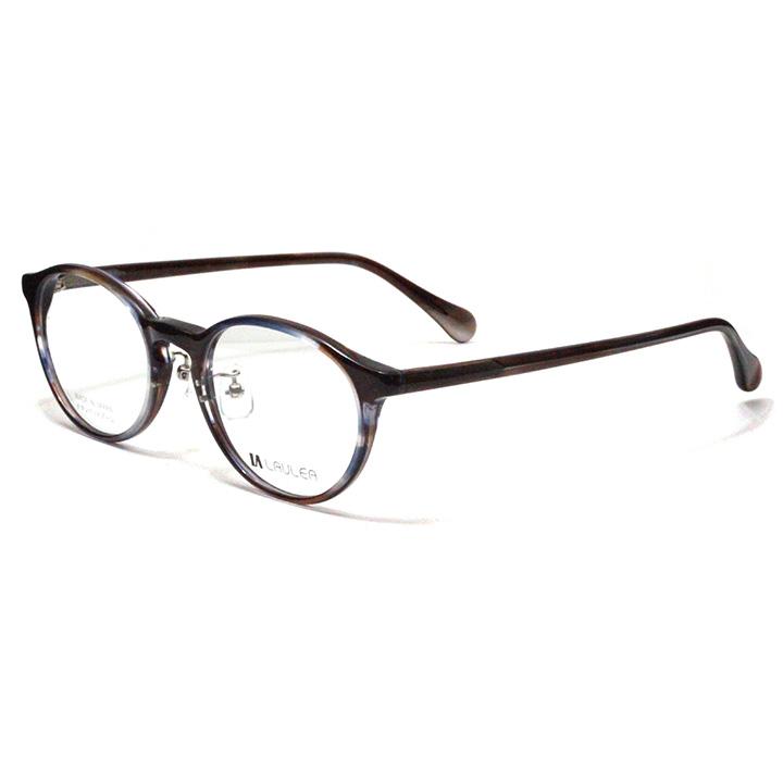 【レンズ付セット】LAULEA ラウレア byアミパリ　LA 4040-BR ブラウンブルー【ボストン系】【ノーズパッド付きプラスチックフレーム】_1