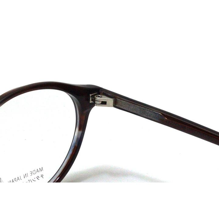 【レンズ付セット】LAULEA ラウレア byアミパリ　LA 4040-BR ブラウンブルー【ボストン系】【ノーズパッド付きプラスチックフレーム】_4