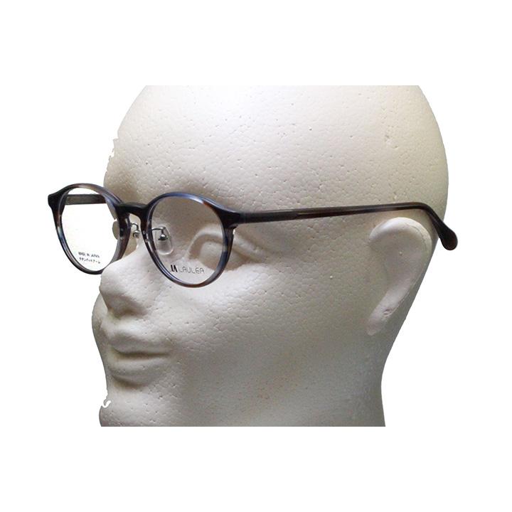 【レンズ付セット】LAULEA ラウレア byアミパリ　LA 4040-BR ブラウンブルー【ボストン系】【ノーズパッド付きプラスチックフレーム】_8