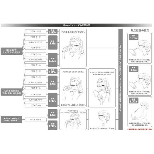 Hazuki ハズキルーペ ラージ 交換用鼻パットつき [全国送料無料