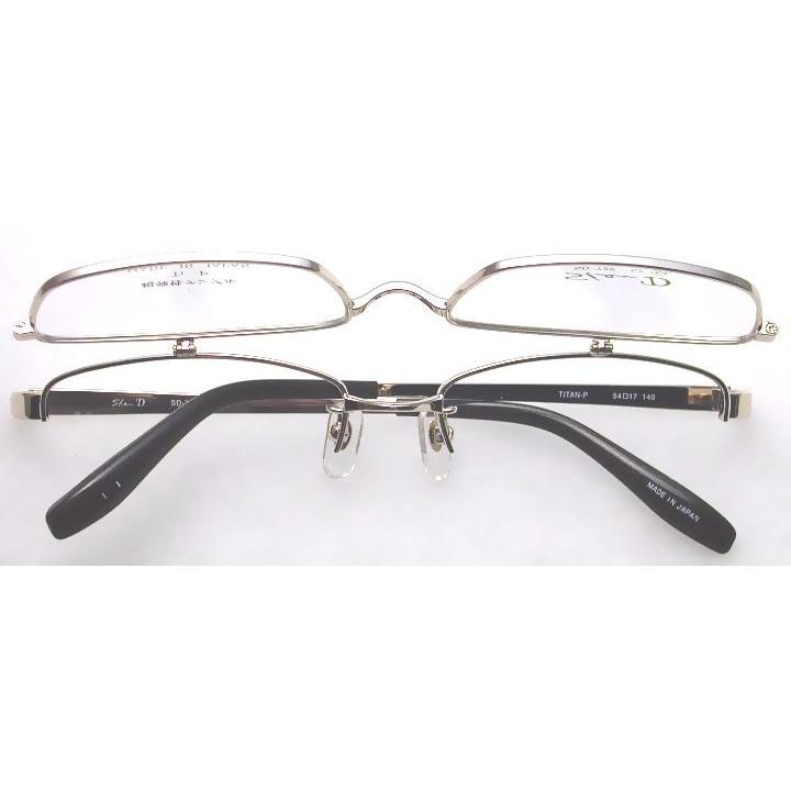 セール　アンティーク　眼鏡　エナメル スレンディー722 カラー：ゴールド サイズ：54□17-140ミリ 天地幅：28