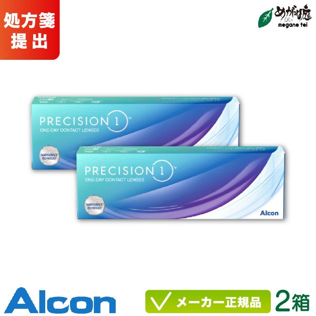 Alcon（アルコン） コンタクトレンズ プレシジョンワン 30枚入り 2箱セット Alcon precision 1日使い捨て 1day ...
