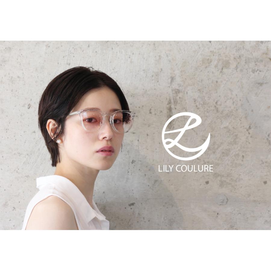 LILY-COULURE　リリクルーレ アイウェア  度なし（おしゃれメガネ　アイメイク メガネ ヘッドセット　ヘアメイク監修） LILY-COULURE リリクルーレ アイウェア 度なし（おしゃれメガネ アイ