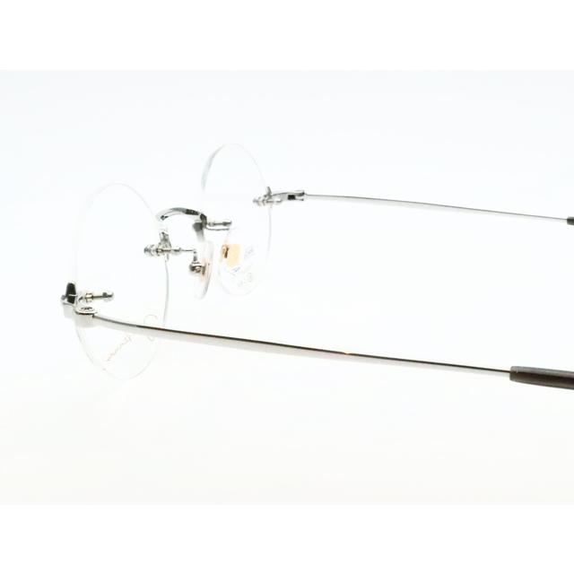 ジョンレノンメガネセット JL-1127 2 シルバー 丸型 ふちなし リムレス