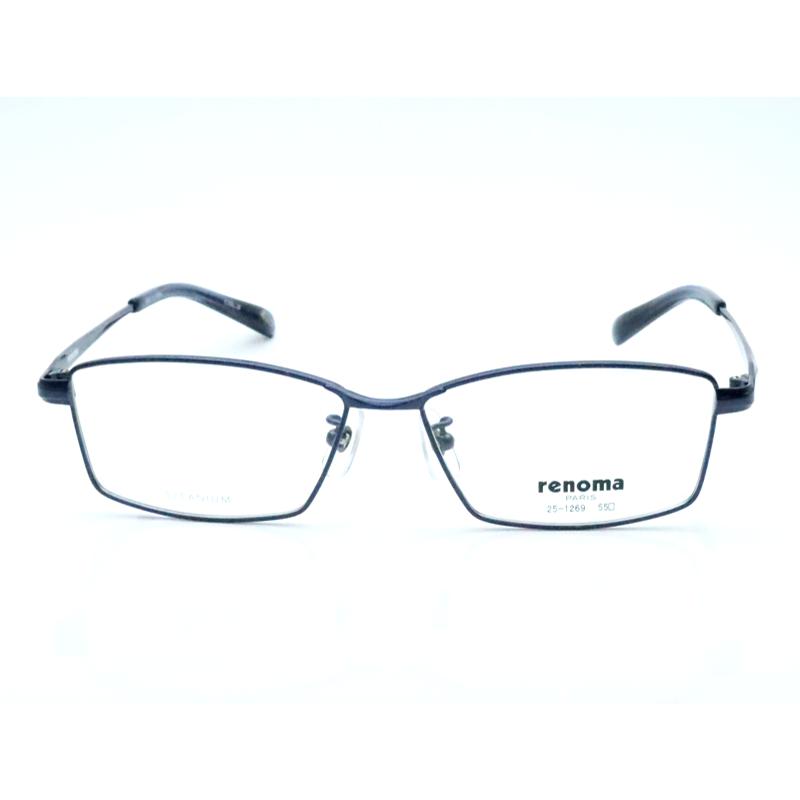 renoma（レノマ） レノマメガネセット 25-1269 2 ネイビー チタン