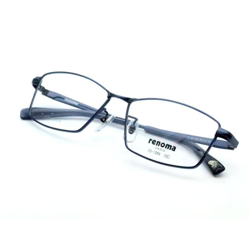 renoma（レノマ） レノマメガネセット 25-1269 2 ネイビー チタン