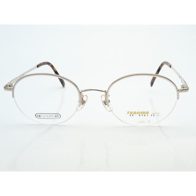 renoma（レノマ） レノマメガネセット 25-9741 2 ゴールド 日本製
