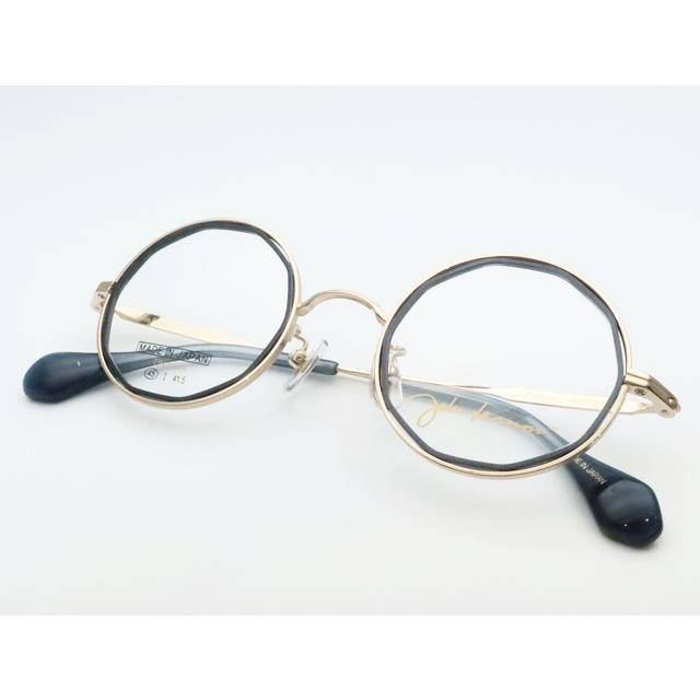 ジョンレノンメガネセット JL-P309 1 ゴールド ネイビーマット