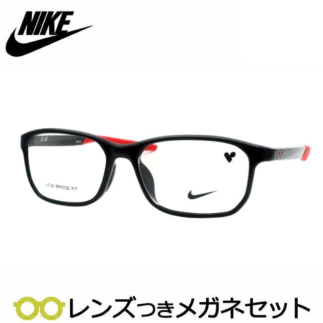 NIKE（ナイキ） ナイキメガネセット NIKE 7137AF 007 ブラック レッド