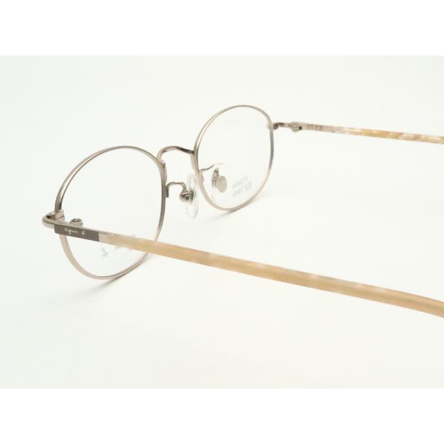 アニエスベーメガネセット 50-0069 1 ベージュ レンズつき完成品 度 